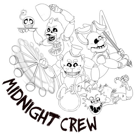 fnaf color pages|FNAF Coloring Pages: 64 Printable Drawings.